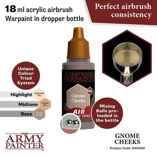 The Army Painter Warpaints Air: Gnome Cheeks - 18ml Acrylic Paint The Army Painter