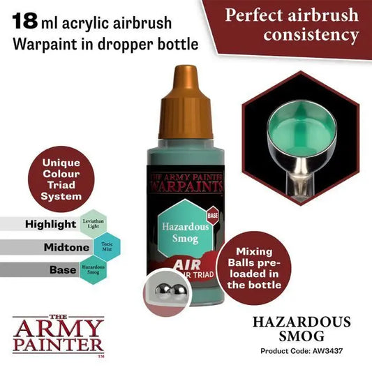 The Army Painter Warpaints Air: Hazardous Smog - 18ml Acrylic Paint The Army Painter