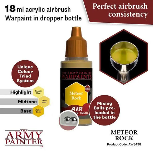 The Army Painter Warpaints Air: Meteor Rock - 18ml Acrylic Paint The Army Painter