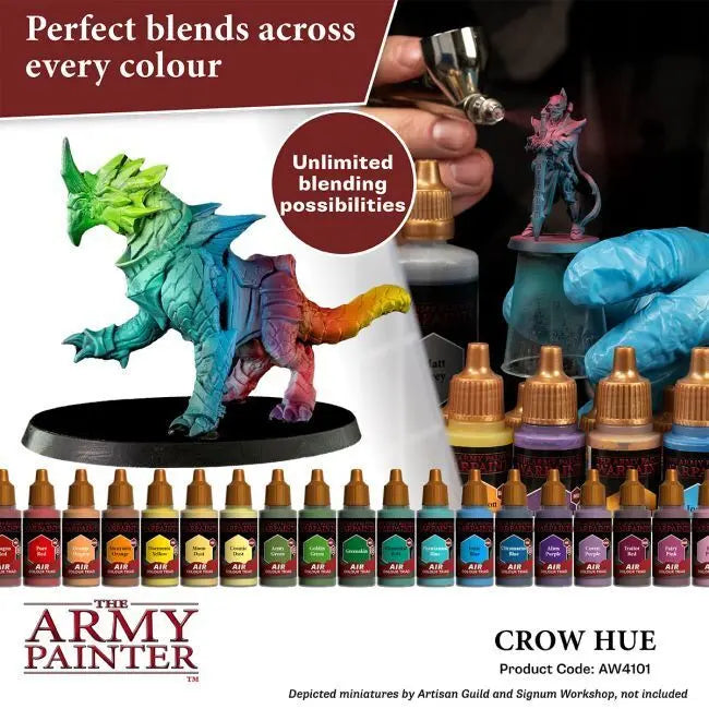 The Army Painter Warpaints Air: Crow Hue - 18ml Acrylic Paint The Army Painter