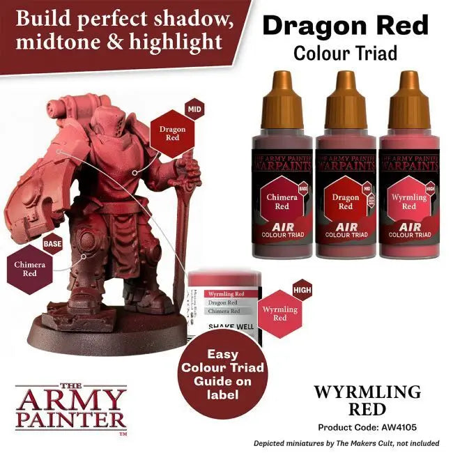 The Army Painter Warpaints Air: Wyrmling Red - 18ml Acrylic Paint The Army Painter