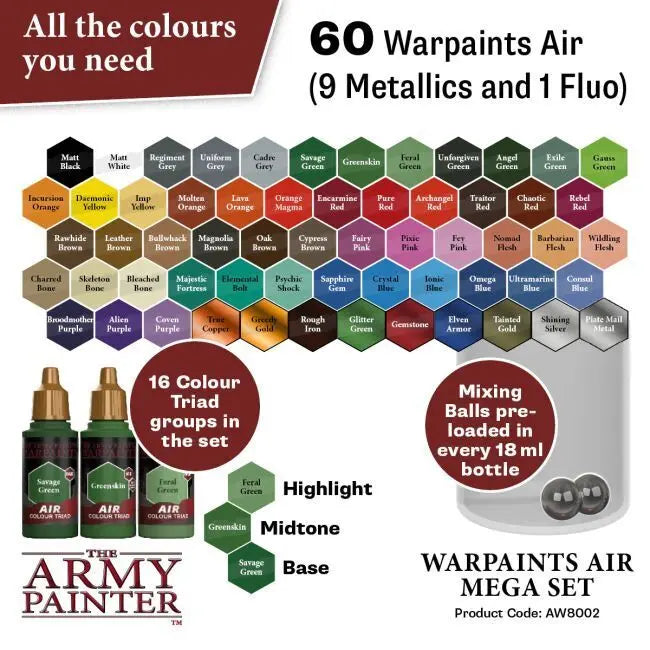 The Army Painter Warpaints Air: Mega Set The Army Painter