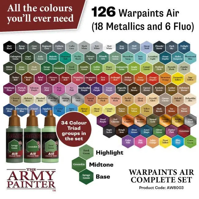 The Army Painter Warpaints Air: Complete Set The Army Painter