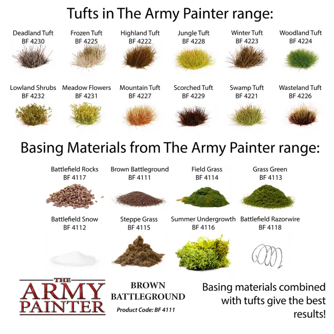 The Army Painter Basing: Brown Battleground The Army Painter