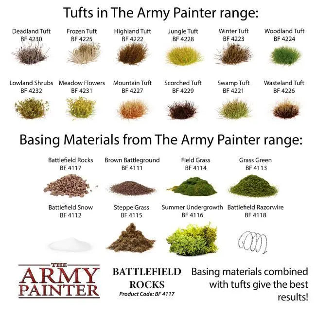 The Army Painter Basing: Battlefield Rocks The Army Painter