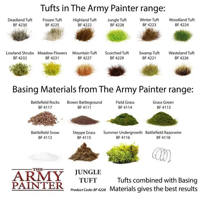 The Army Painter Tufts: Jungle Tuft The Army Painter