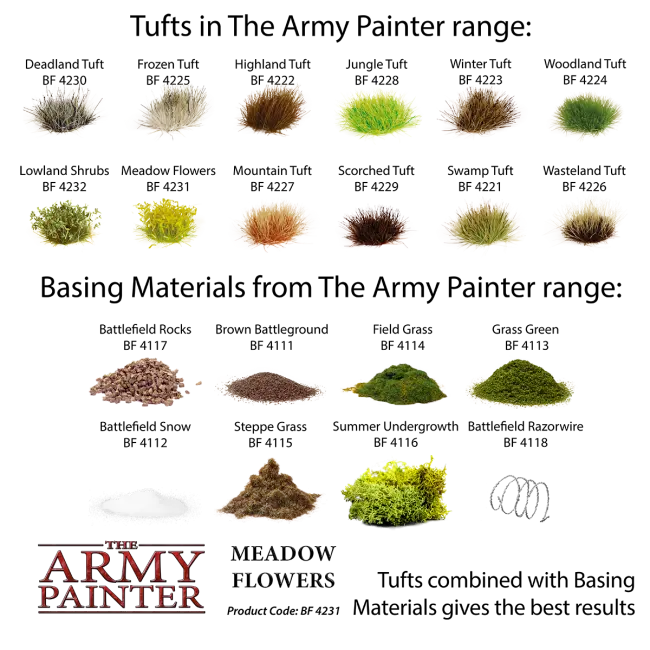 The Army Painter Tufts: Meadow Flowers The Army Painter