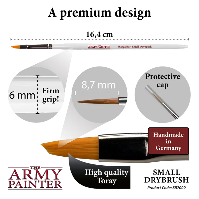 The Army Painter Wargamer Brush - Small Drybrush The Army Painter