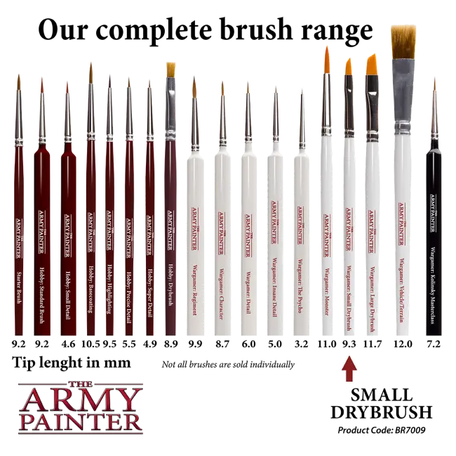 The Army Painter Wargamer Brush - Small Drybrush The Army Painter