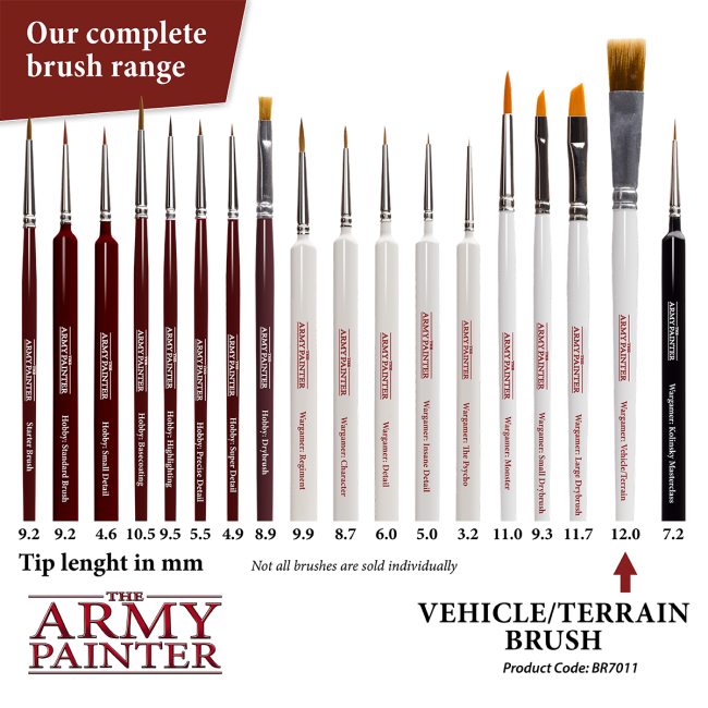 The Army Painter Wargamer Brush - Vehicle / Terrain