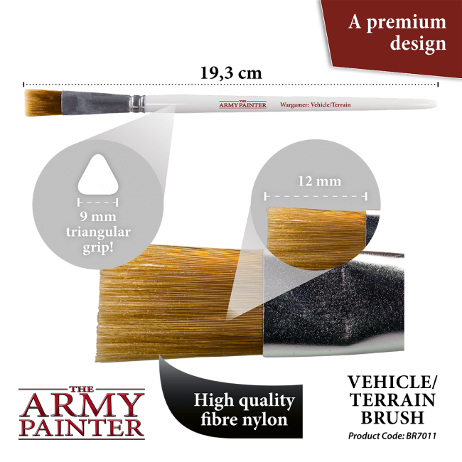 The Army Painter Wargamer Brush - Vehicle / Terrain