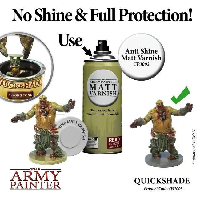 The Army Painter Quickshade Dip: Dark Tone - 250ml The Army Painter