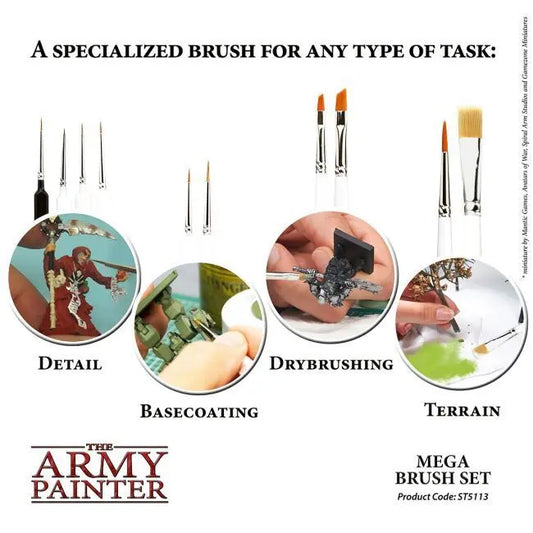 The Army Painter Mega Brush Set (box) The Army Painter