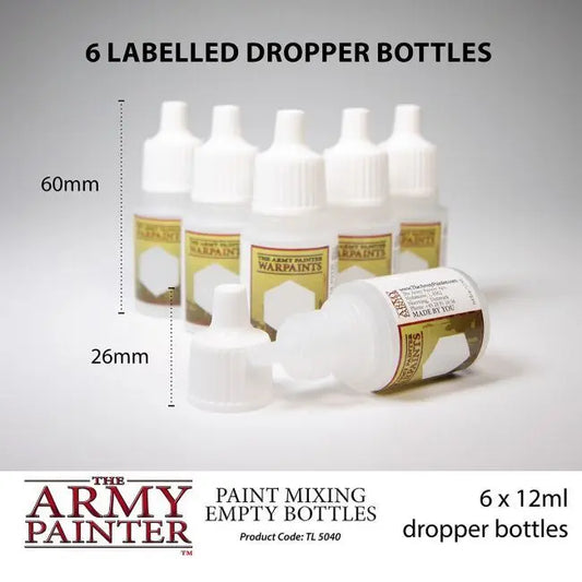 The Army Painter Tools: Paint Mixing Empty Bottles The Army Painter