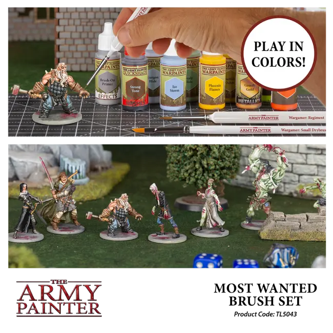 The Army Painter Most Wanted Brush Set The Army Painter
