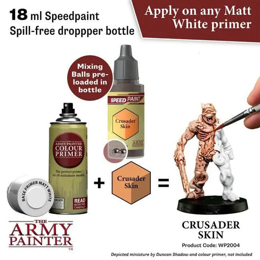 The Army Painter Speedpaint: Crusader Skin - 18ml Acrylic Paint The Army Painter