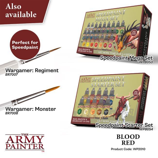 The Army Painter Speedpaint: Blood Red - 18ml Acrylic Paint
