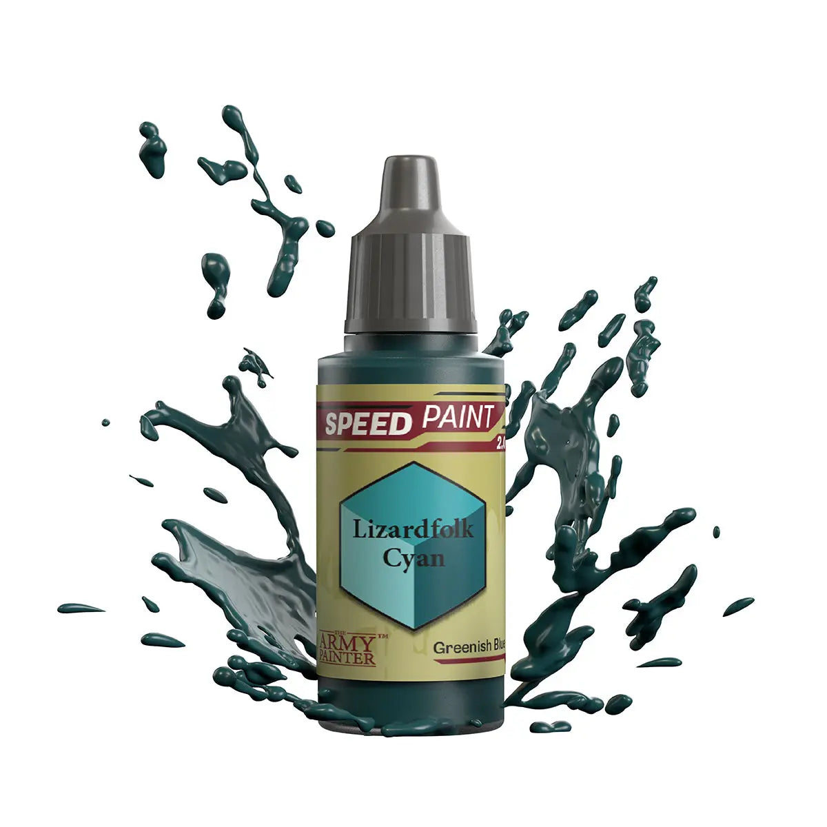 The Army Painter Speedpaint: Lizardfolk Cyan - 18ml Acrylic Paint The Army Painter