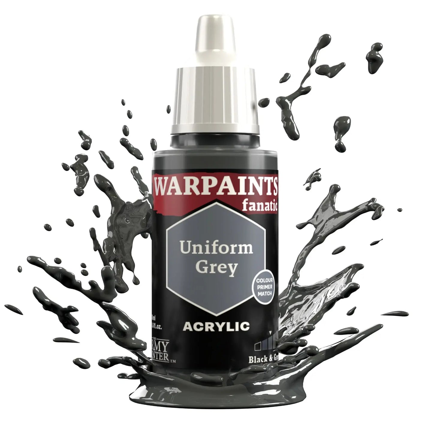 The Army Painter Warpaints Fanatic: Uniform Grey - 18ml Acrylic Paint The Army Painter