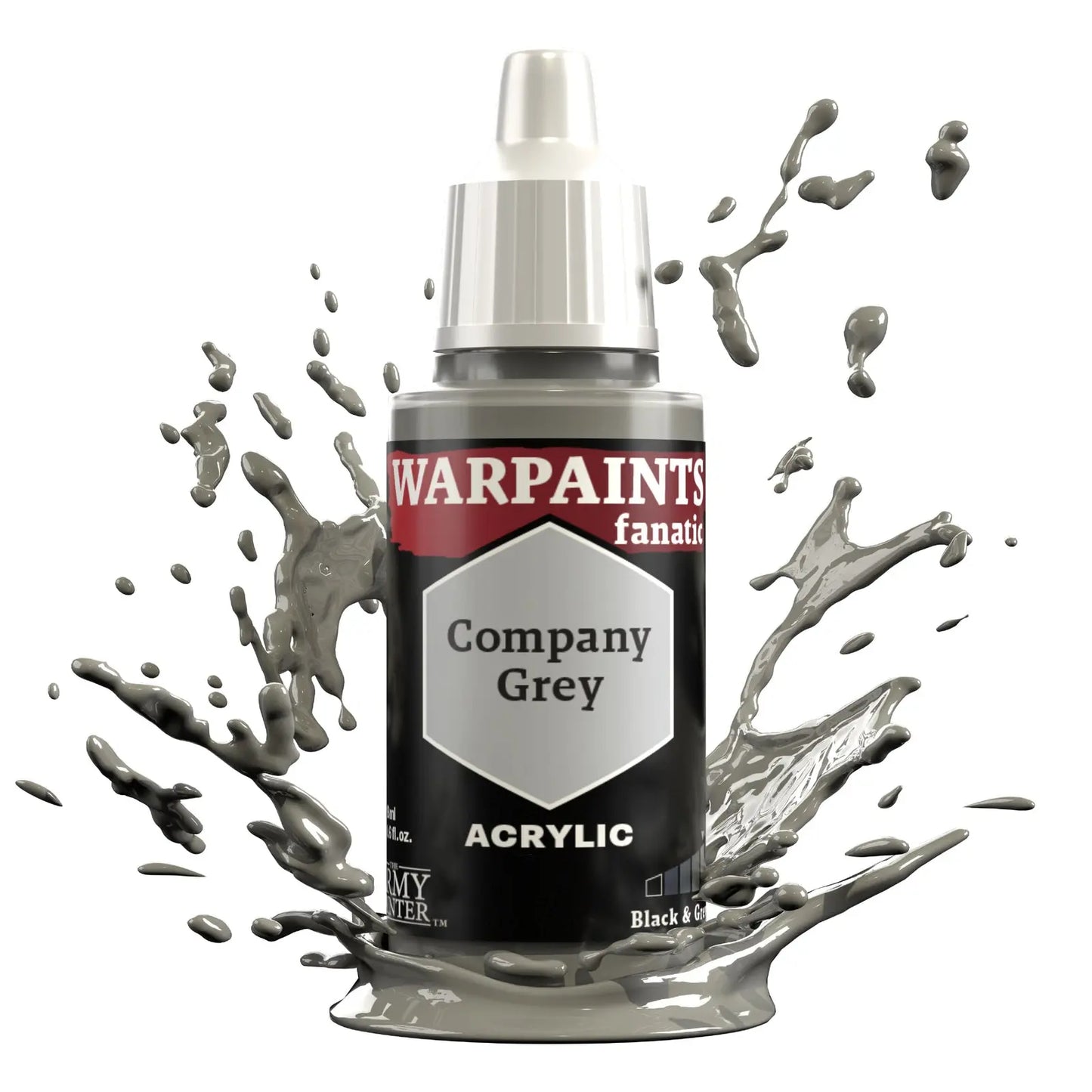 The Army Painter Warpaints Fanatic: Company Grey - 18ml Acrylic Paint The Army Painter