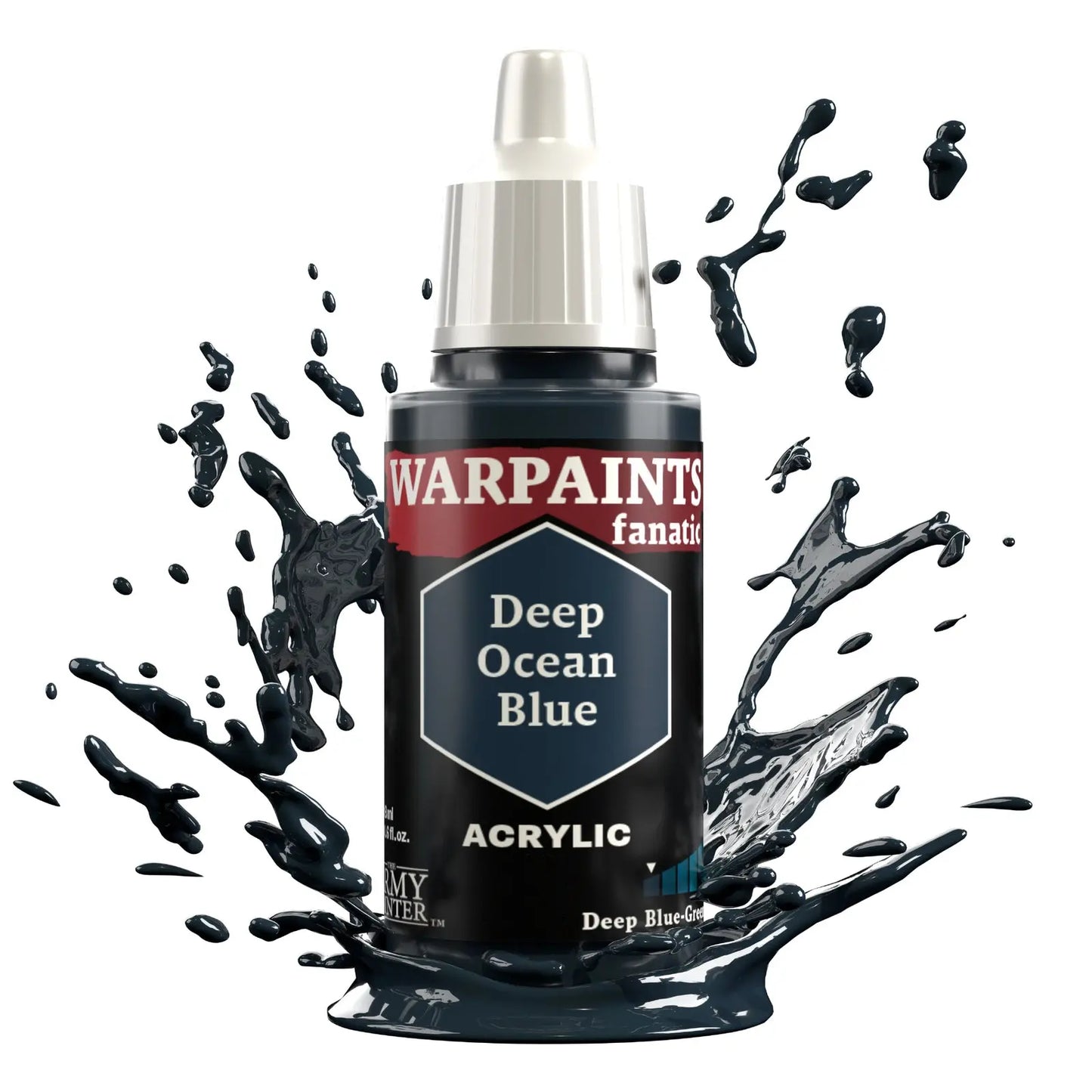 The Army Painter Warpaints Fanatic: Deep Ocean Blue - 18ml Acrylic Paint The Army Painter