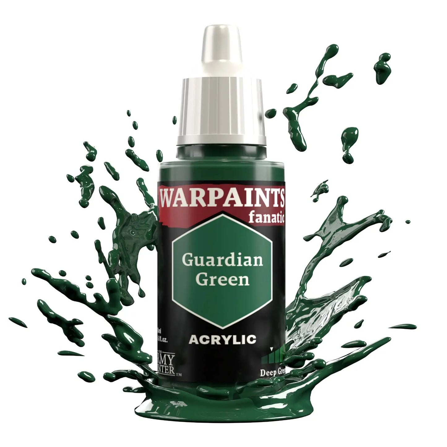 The Army Painter Warpaints Fanatic: Guardian Green - 18ml Acrylic Paint The Army Painter