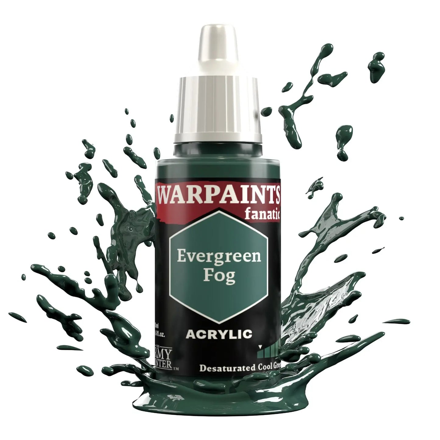The Army Painter Warpaints Fanatic: Evergreen Fog - 18ml Acrylic Paint The Army Painter