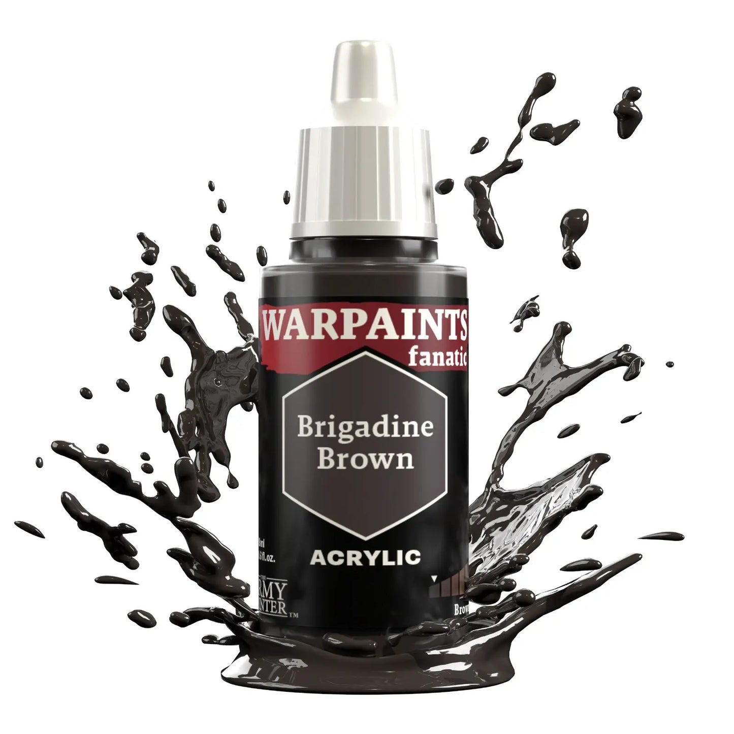 The Army Painter Warpaints Fanatic: Brigandine Brown - 18ml Acrylic Paint The Army Painter