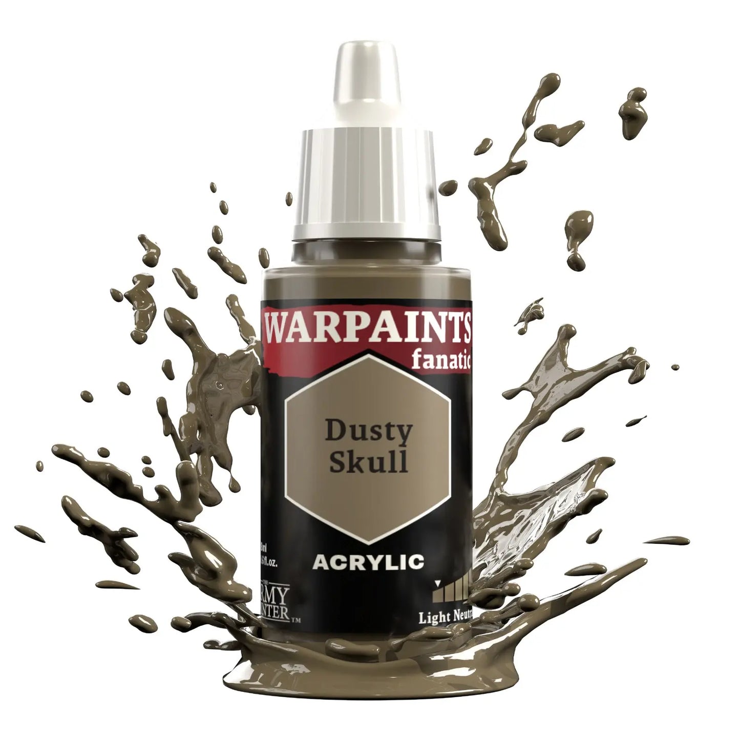 The Army Painter Warpaints Fanatic: Dusty Skull - 18ml Acrylic Paint The Army Painter