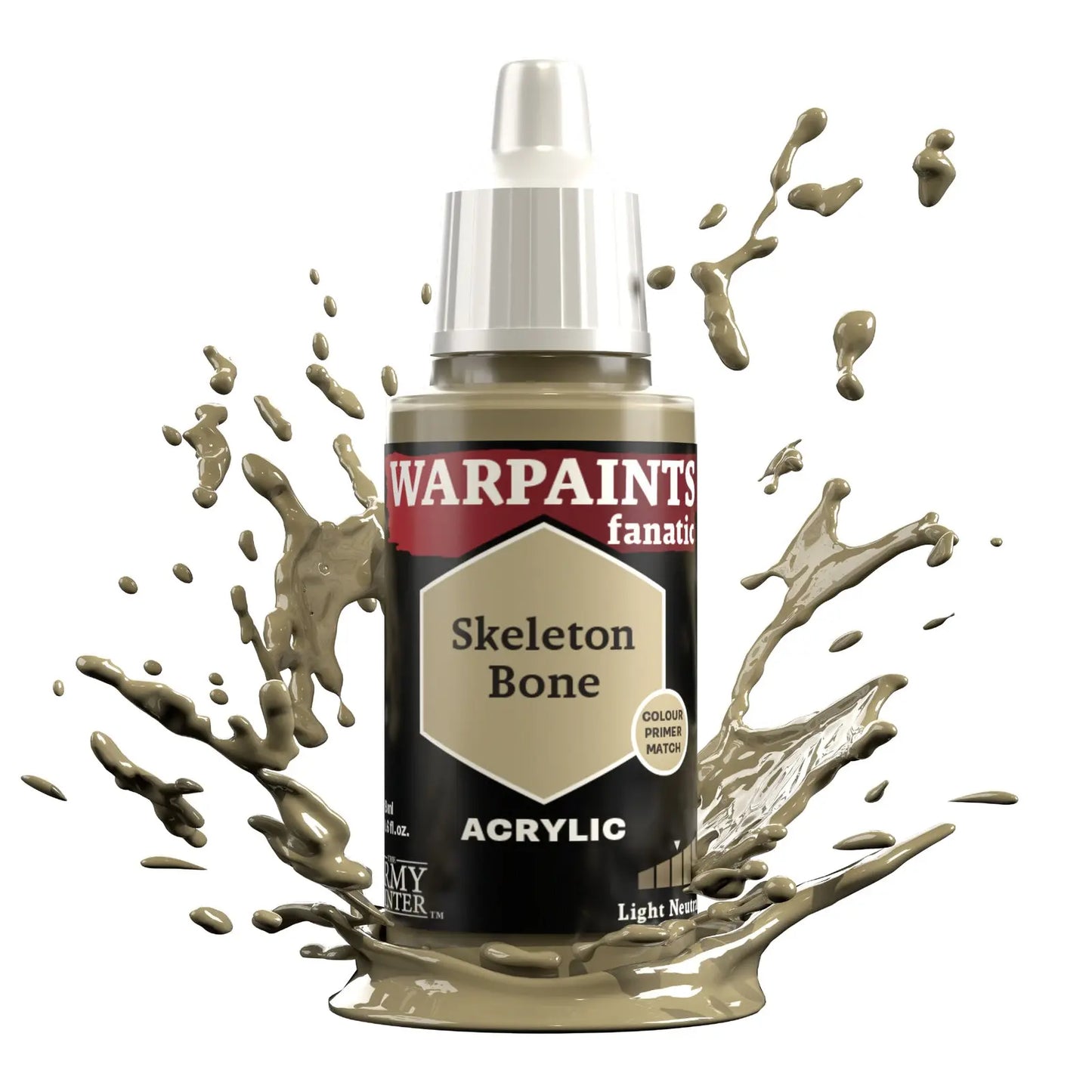 The Army Painter Warpaints Fanatic: Skeleton Bone - 18ml Acrylic Paint The Army Painter