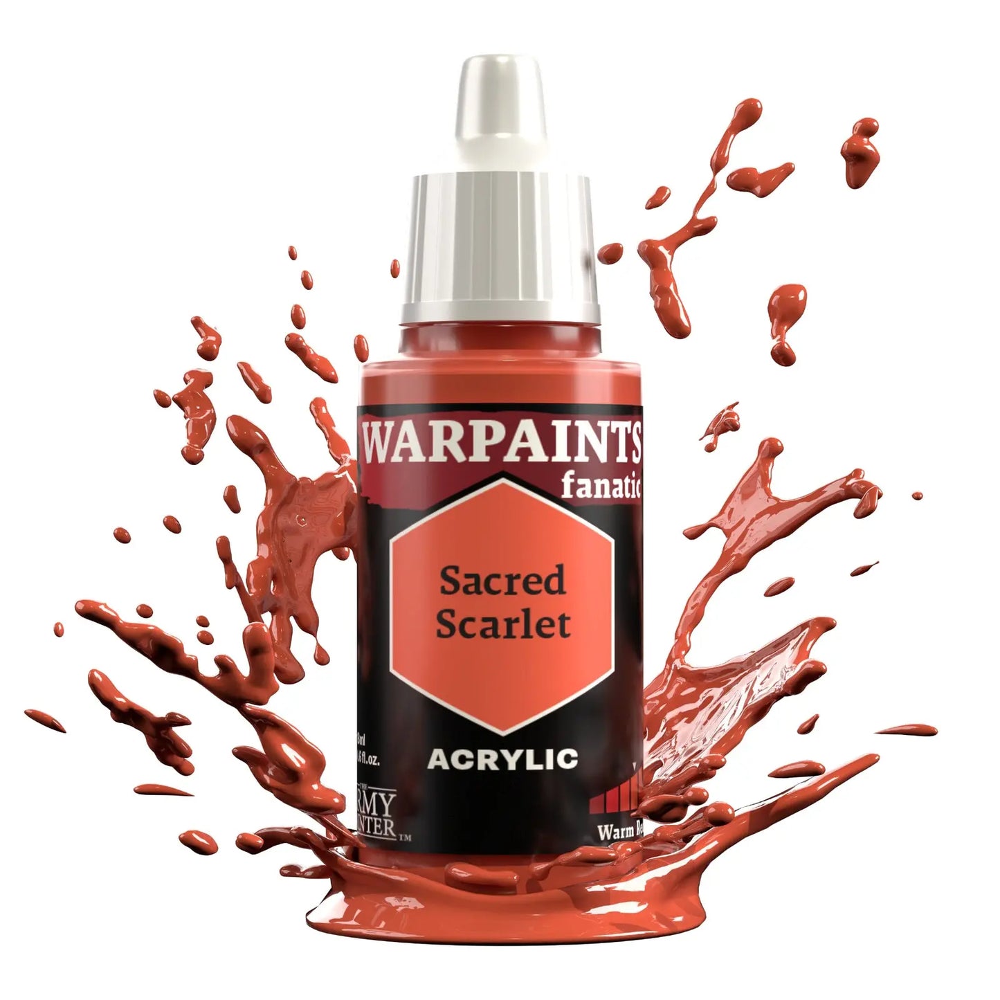 The Army Painter Warpaints Fanatic: Sacred Scarlet - 18ml Acrylic Paint The Army Painter