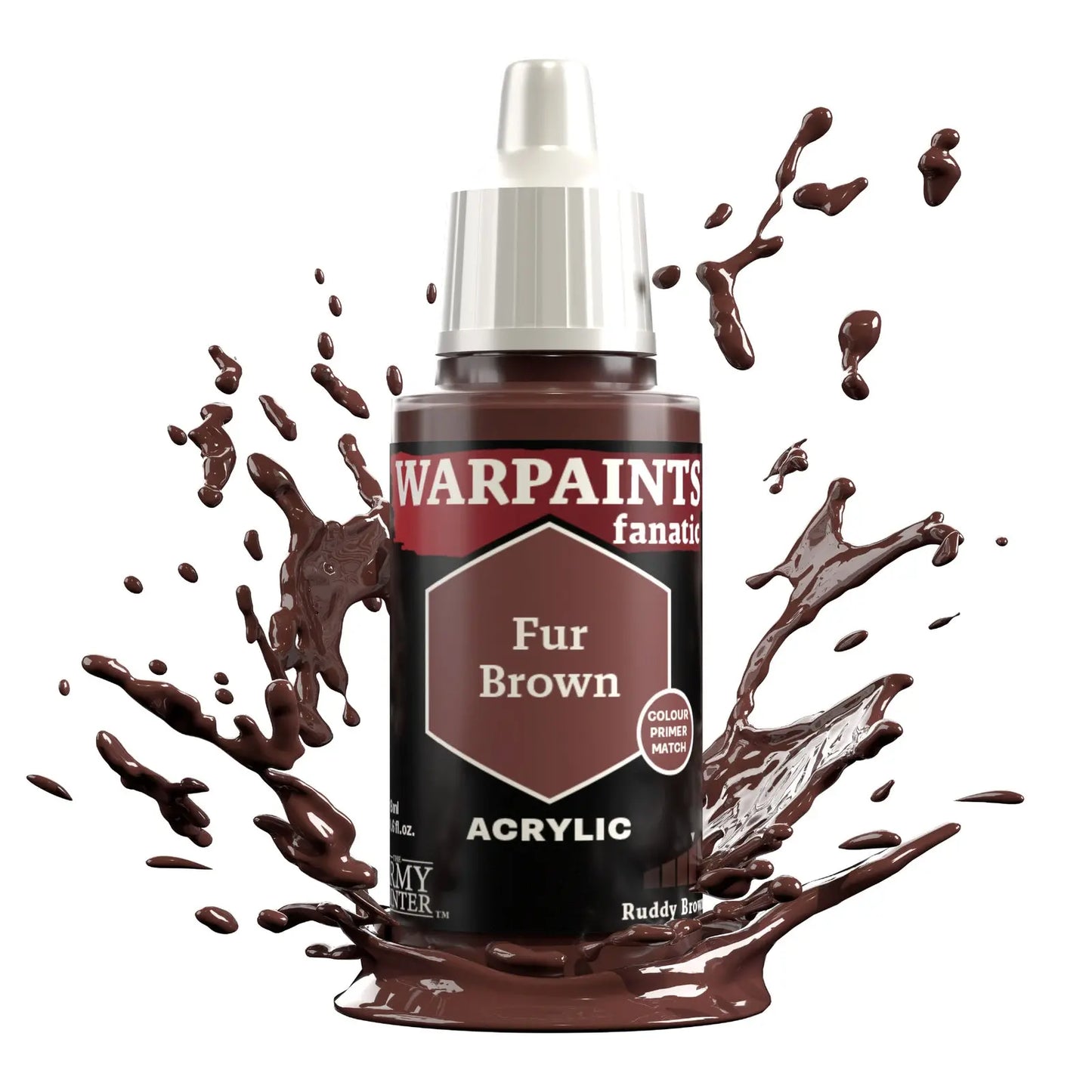 The Army Painter Warpaints Fanatic: Fur Brown - 18ml Acrylic Paint The Army Painter
