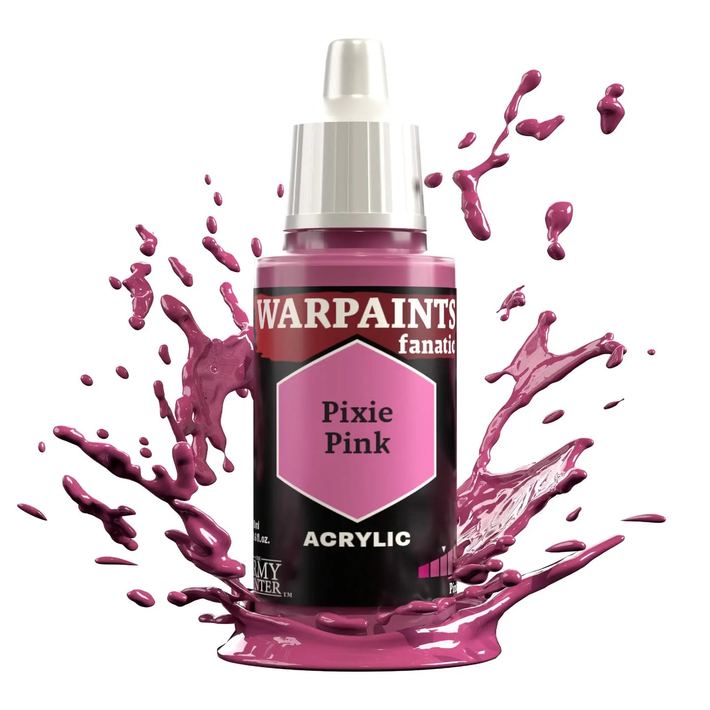 The Army Painter Warpaints Fanatic: Pixie Pink - 18ml Acrylic Paint The Army Painter