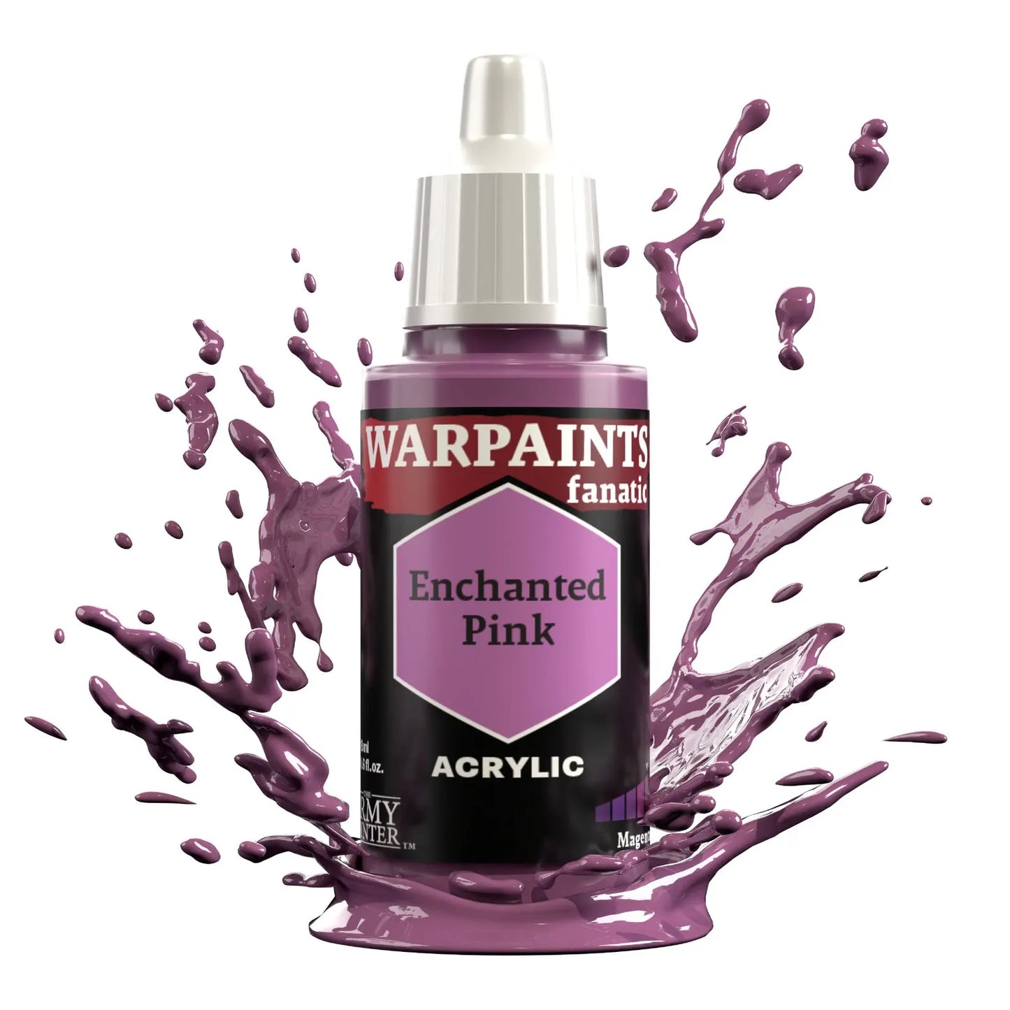 The Army Painter Warpaints Fanatic: Enchanted Pink - 18ml Acrylic Paint The Army Painter