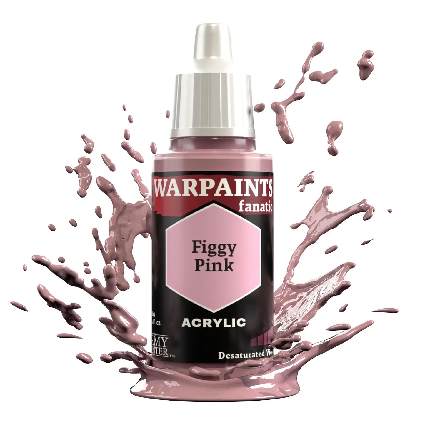 The Army Painter Warpaints Fanatic: Figgy Pink - 18ml Acrylic Paint The Army Painter