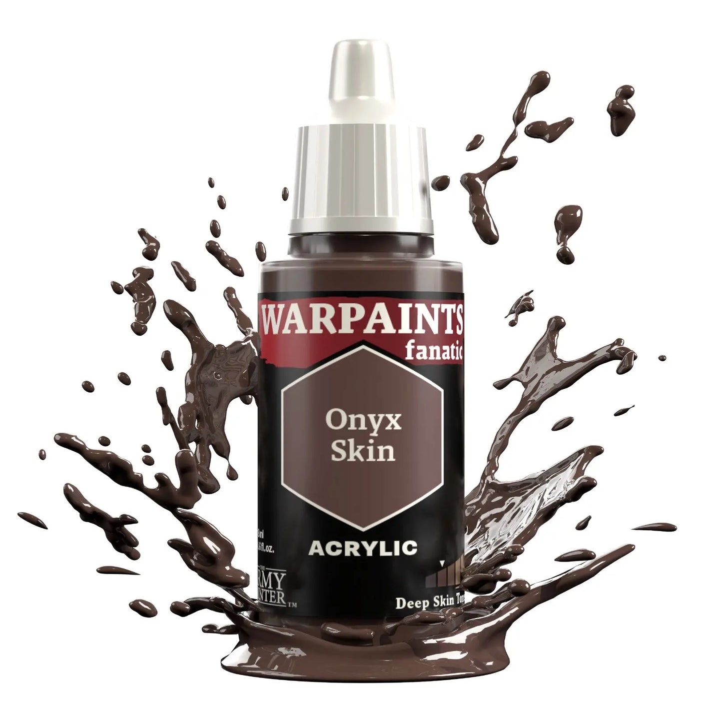 The Army Painter Warpaints Fanatic: Onyx Skin - 18ml Acrylic Paint The Army Painter