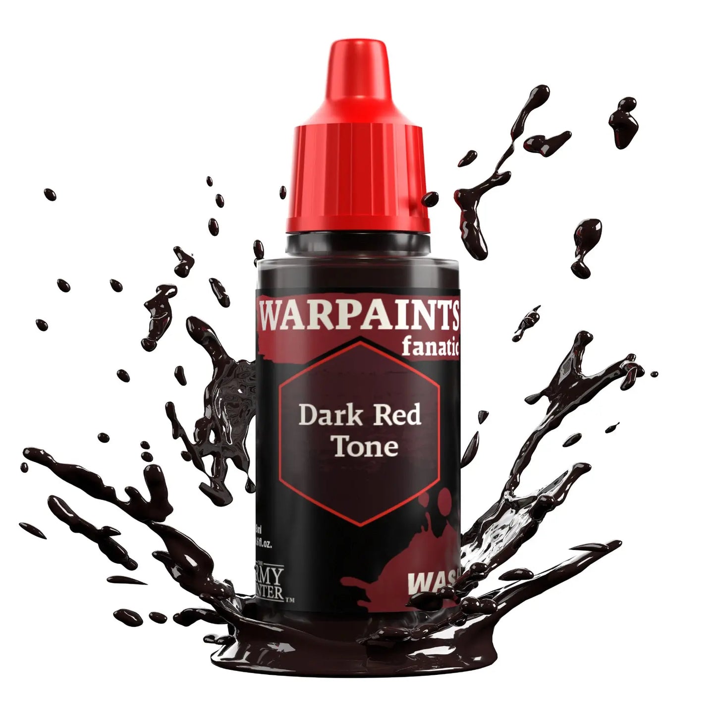 The Army Painter Warpaints Fanatic Wash: Dark Red Tone - 18ml Acrylic Paint The Army Painter