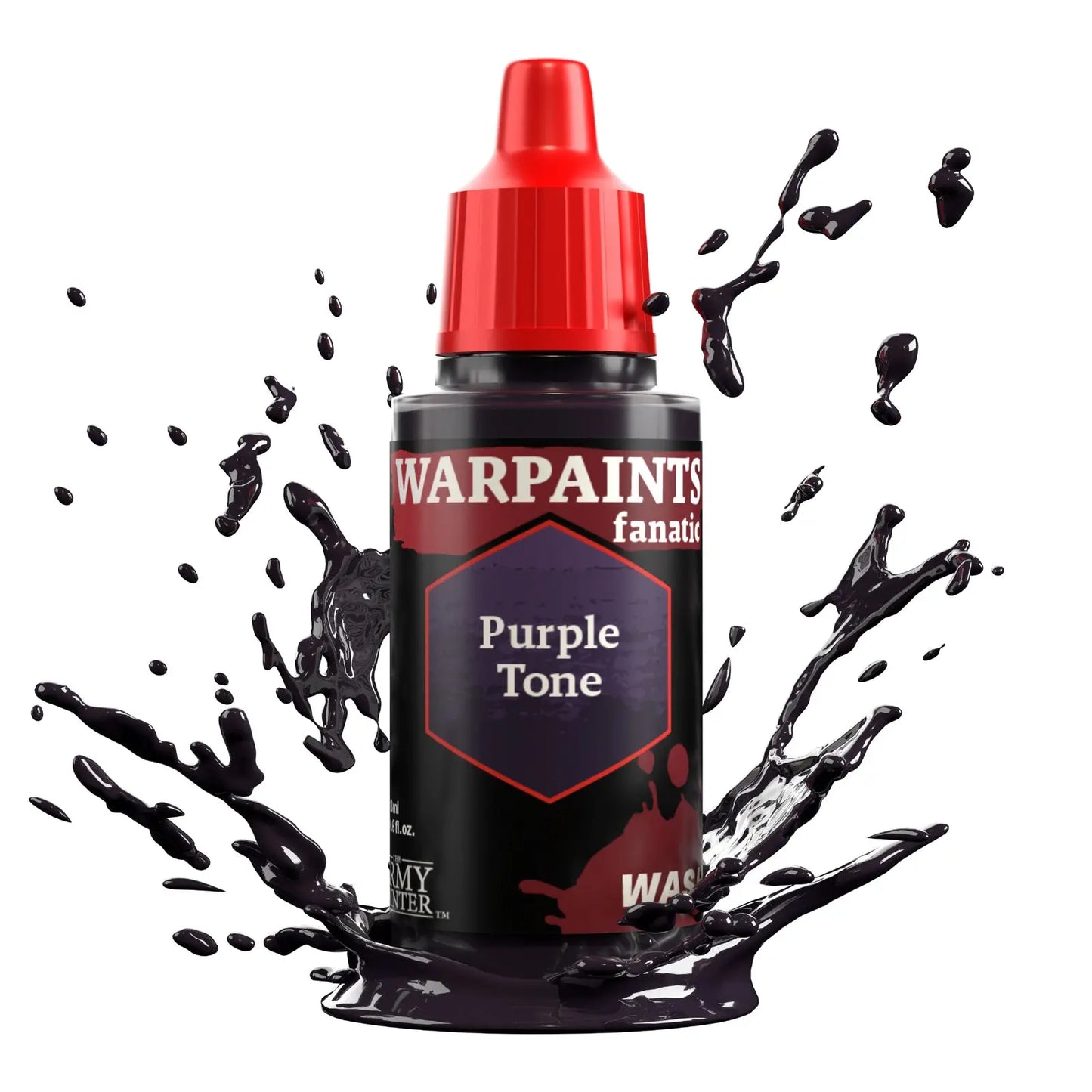 The Army Painter Warpaints Fanatic Wash: Purple Tone - 18ml Acrylic Paint The Army Painter