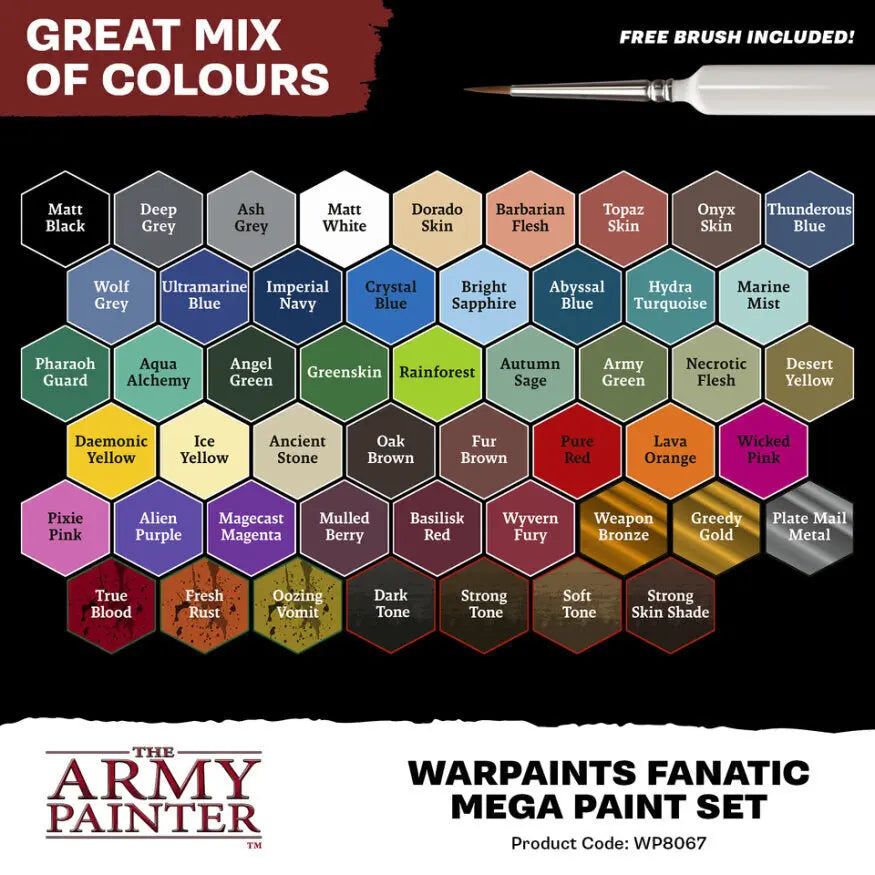 The Army Painter Warpaints Fanatic: Mega Paint Set The Army Painter