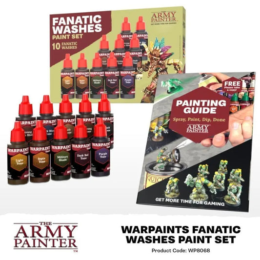 The Army Painter Warpaints Fanatic: Washes Paint Set The Army Painter