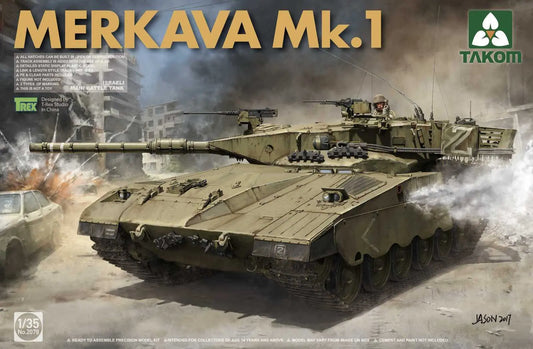 Takom 1/35 Israeli Main Battle Tank Merkava 1 Plastic Model Kit Takom