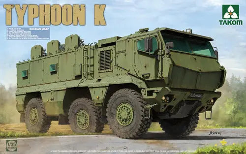 Takom 1/35 Russian MRAP Typhoon-K Plastic Model Kit - Franklin Hobbies Ltd