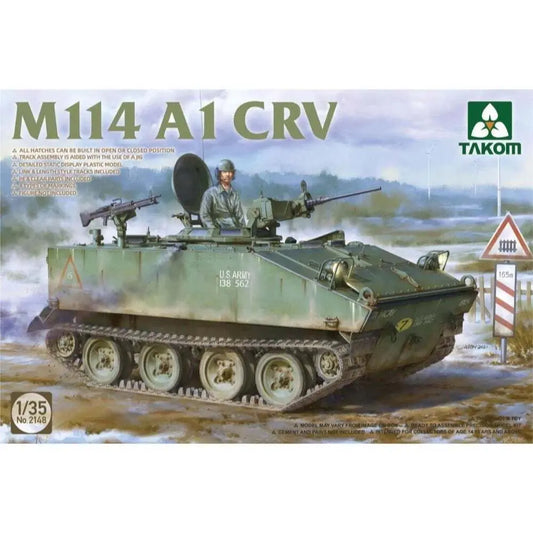 Takom 1/35 M114 A1 CRV Plastic Model Kit - Franklin Hobbies Ltd