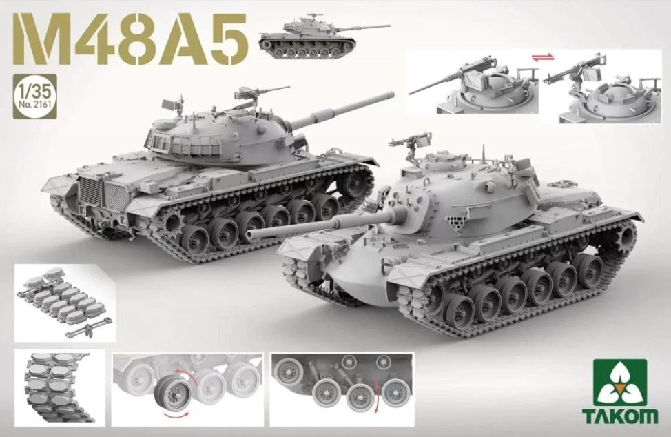 Takom 1/35 M48A5 Plastic Model Kit