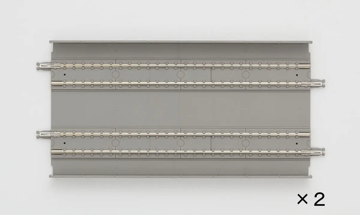 Tomix N Straight Double Slab Track 5-1/2" 140mm (2) Tomix