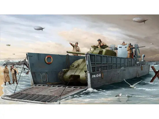 Trumpeter 1/35 WW II US Navy LCM(3) Landing craft Plastic Model Kit - Franklin Hobbies Ltd