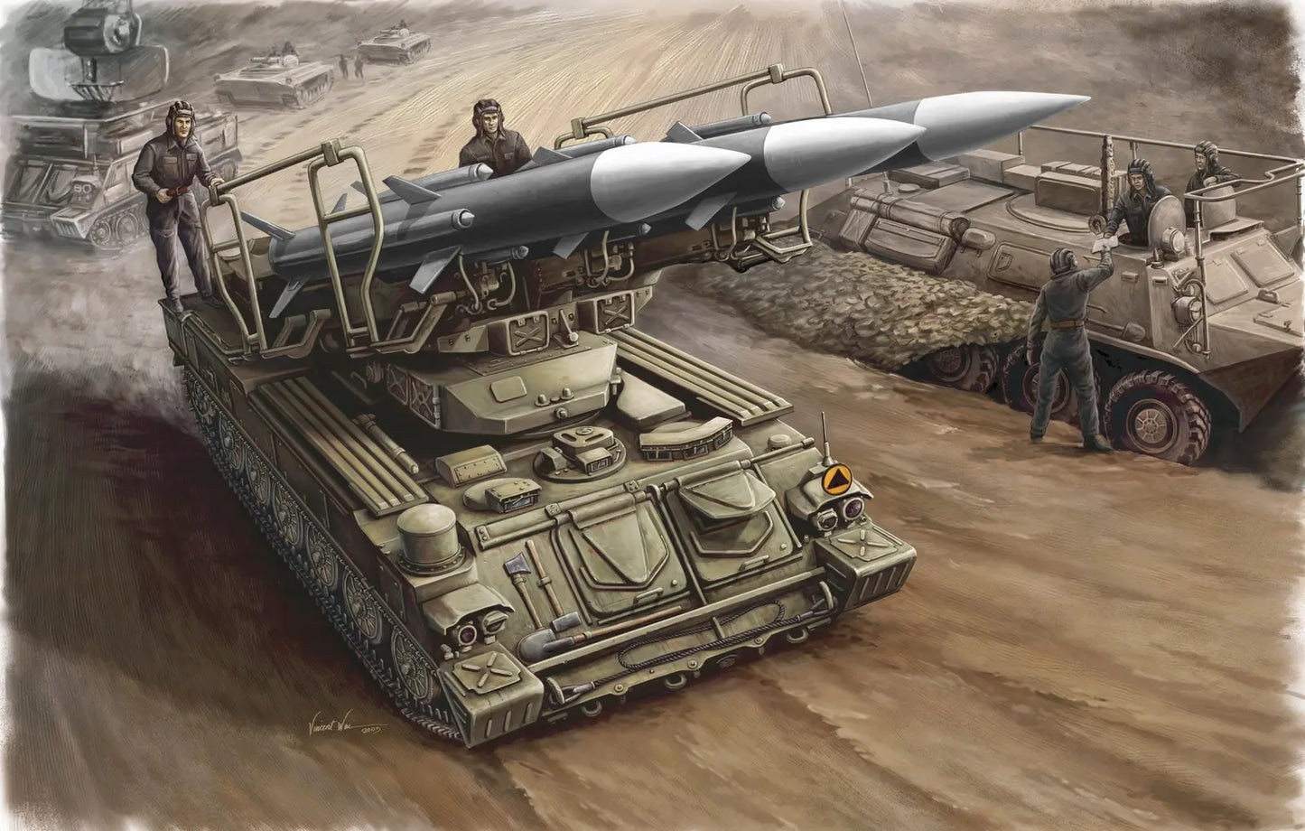 Trumpeter 1/35 Russian SAM-6 antiaircraft missile - Franklin Hobbies Ltd