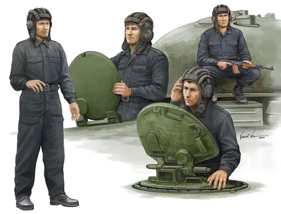 Trumpeter 1/35 Soviet Tank Crew - Franklin Hobbies Ltd