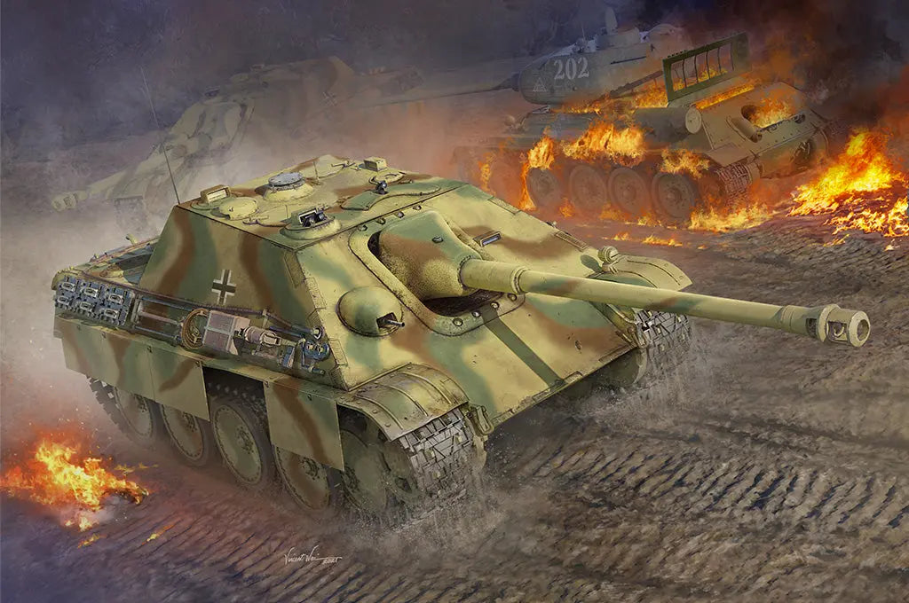Trumpeter 1/16 Sd.Kfw.173 Jagdpanther Late Plastic Model Kit Trumpeter