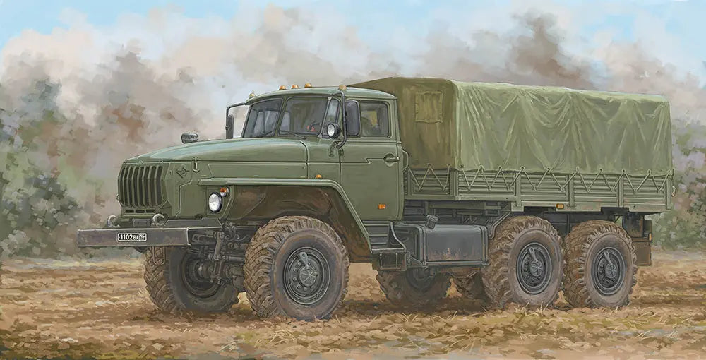 Trumpeter 1/35 Russian URAL-4320 Plastic Model Kit - Franklin Hobbies Ltd
